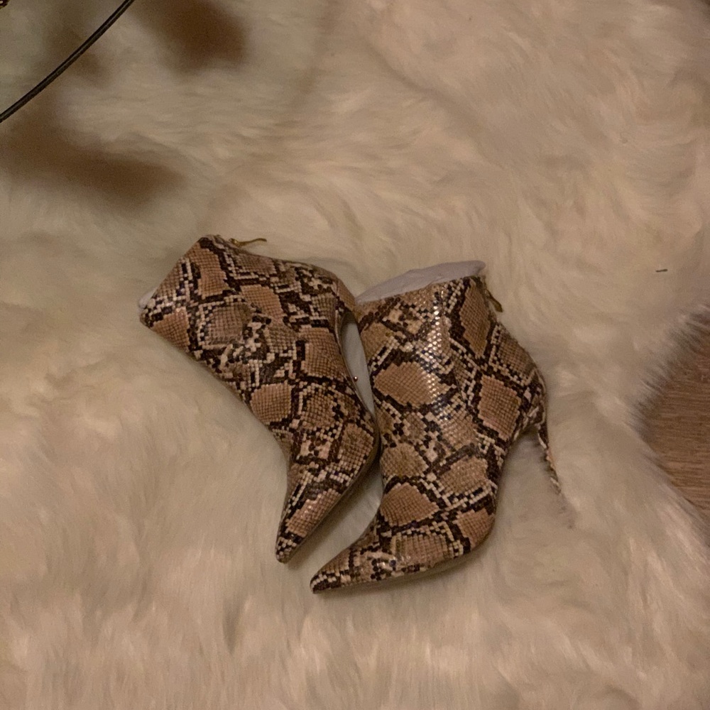 Snake Skin Bootie